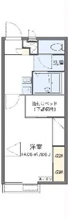 レオパレス平窪【2階】の間取り