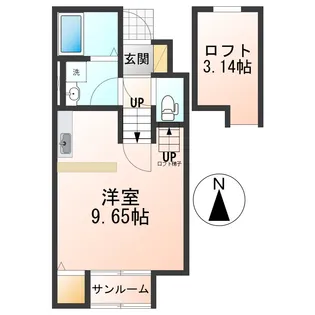 Orca II【1階】の間取り