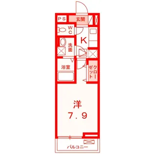 レスプランディール岸根公園【1階】の間取り
