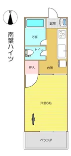 南葉ハイツ【1階】の間取り