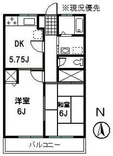 ルナビュー【2階】の間取り