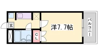 K・X御立【3階】の間取り
