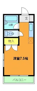 ジュネス丸池【1階】の間取り