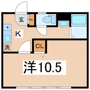LiFE 1074【3階】の間取り