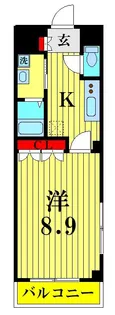 エバーグリーン春江【2階】の間取り