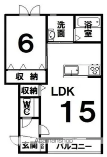LA LUCE【2階】の間取り