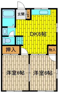 アクシスB【2階】の間取り