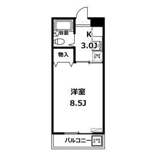 滝坂ハイツ【1階】の間取り