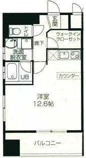 オパールマンション【9階】の間取り