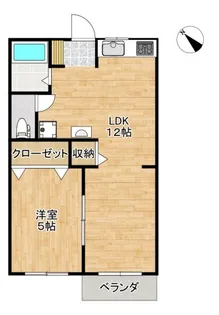 コーポ中村【2階】の間取り