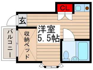 マコトハイツ【1階】の間取り