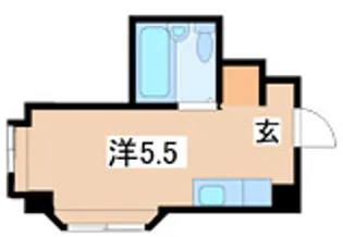 グランドハイツ蒲生【6階】の間取り