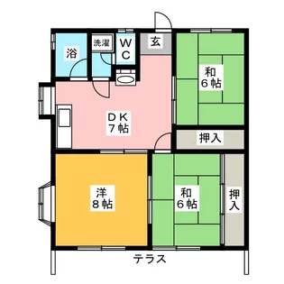 新豊龍荘【1階】の間取り