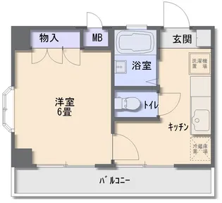 サンチェリービル【5階】の間取り