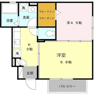 トレゾール【1階】の間取り