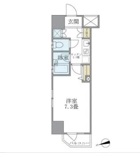 コート新御徒町【2階】の間取り