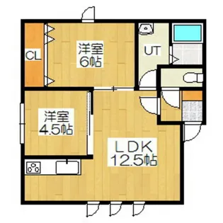 レジデンス若草【2階】の間取り