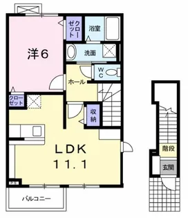 ヴィラモアナ【2階】の間取り