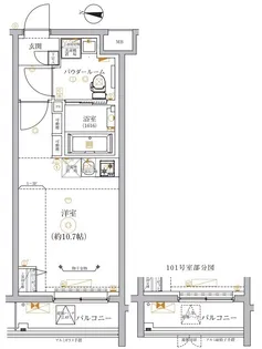 RELUXIA中野江古田【4階】の間取り