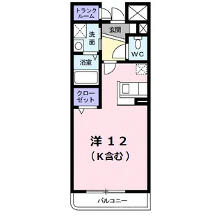 フォンテーヌ【2階】の間取り