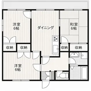アーバンコート西条【3階】の間取り