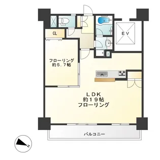 ニューハイツ新神楽坂【2階】の間取り