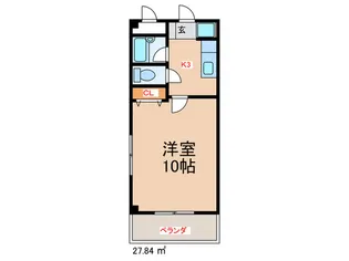 コーポフィレンツェ【2階】の間取り