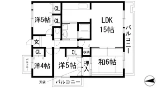 アルビス寺本2号棟【2階】の間取り