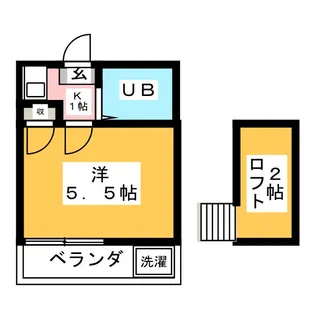 グランドパレス【1階】の間取り
