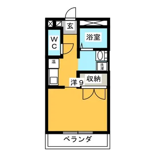 キャンパスサイド【2階】の間取り