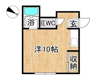ソフィア南造道【1階】の間取り