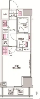 プレジリア東日本橋【10階】の間取り