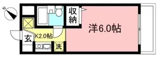 ラフィーネ中原【2階】の間取り