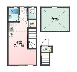 Glanz大塚(グランツ大塚)【2階】の間取り