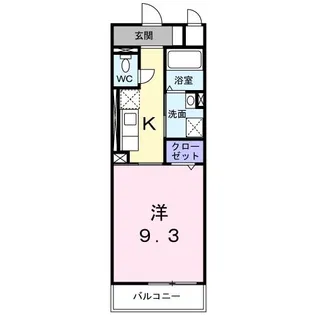 カーサ ソラーレ【4階】の間取り