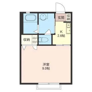 カーサ鵠沼桜が岡【1階】の間取り