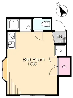 富士ビューハイツ【2階】の間取り