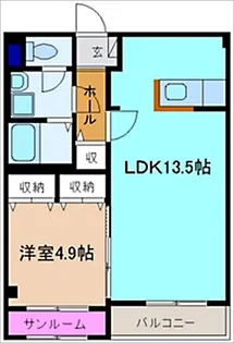 gufo【3階】の間取り