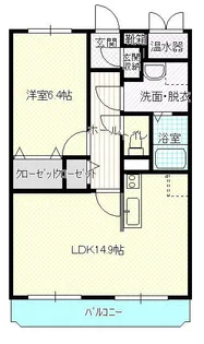 ユーミー伏石II【1階】の間取り