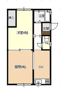 ハウスプラム【1階】の間取り