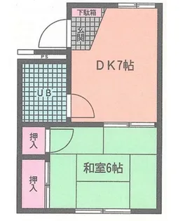 LNSハイツI【1階】の間取り