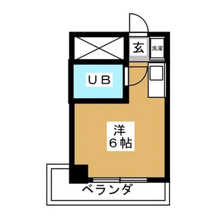ユーステム浦安【2階】の間取り