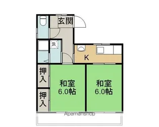 恵荘【2階】の間取り