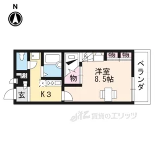 レオパレスアーバンパレス2【2階】の間取り