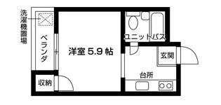 京都府京都市北区小山中溝町【マンション】の間取り