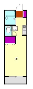 サイクルハイツI【2階】の間取り