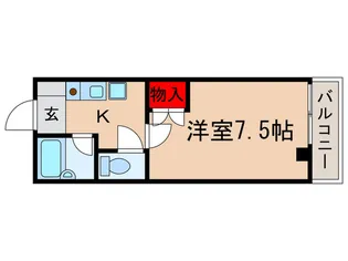 グリーンパークフジ【3階】の間取り