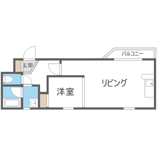 カピテーヌ円山【2階】の間取り