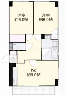岡山県岡山市北区東古松5【マンション】の間取り