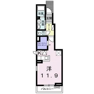 千葉県千葉市中央区星久喜町【アパート】の間取り